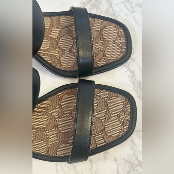 Coach Rori Leather Sandal – Black – Size 7B – NIB - Picture 10 of 14